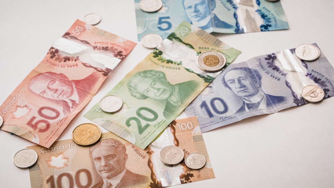 Assorted Canadian Bills and Coins (Canadian Money)