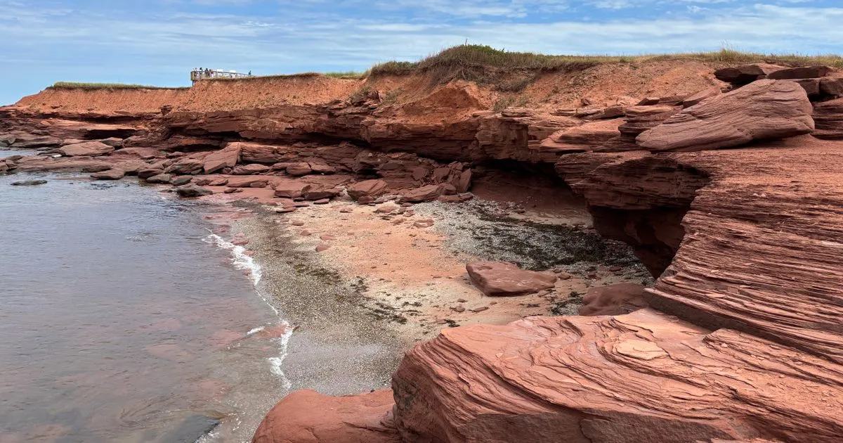 Instant loans PEI islanders get online, with the red sandstone cliffs of Cavendish